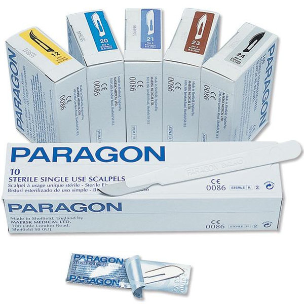 BISTURI MONOUSO STERILE PARAGON - conf.10pz.