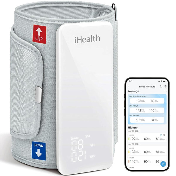 SFIGMOMANOMETRO DIGITALE DA BRACCIO iHEALTH NEO BP5S - con display - bluetooth