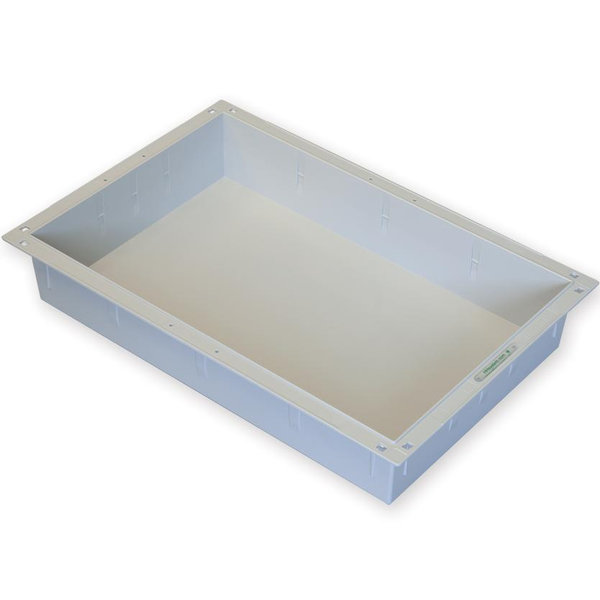VASSOIO PLASTICA CHIUSO - 60x40xh.10cm - per carrelli ISO