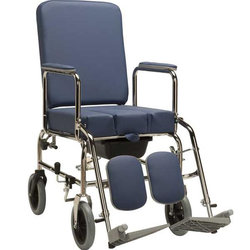 SEDIA / CARROZZINA COMODA ELITE 200 - 43cm - 53x56xh.105cm - peso 21kg - portata 100kg