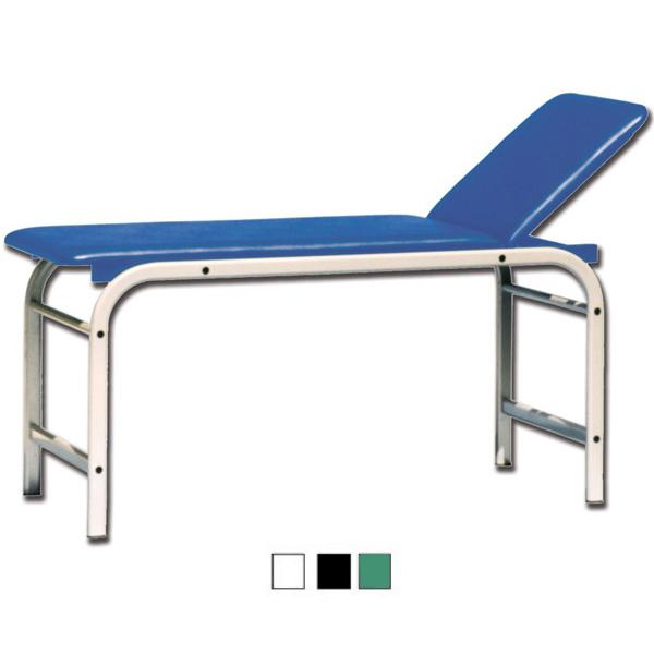 LETTINO VISITA MEDICA KING CON TESTATA MECCANICA REGOLABILE - 190x60xh.80cm - portata 150kg - vari colori