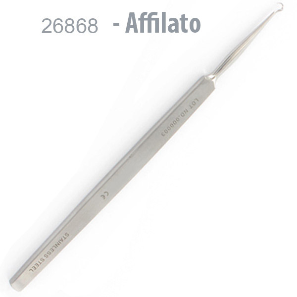 UNCINO FRAZIER in acciaio inox - affilato / smusso - 13cm