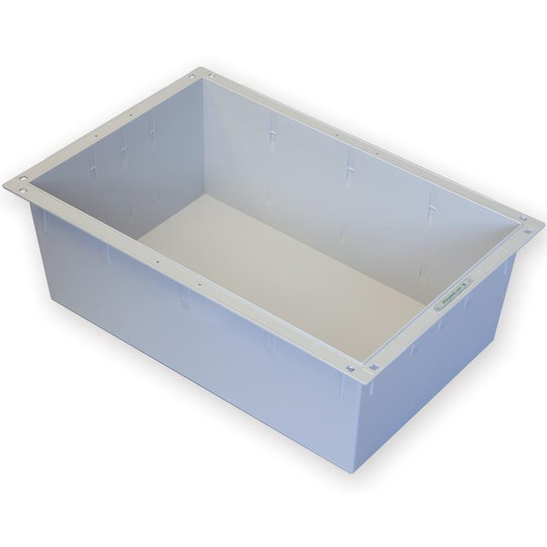 VASSOIO PLASTICA CHIUSO - 60x40xh.20cm - per carrelli ISO