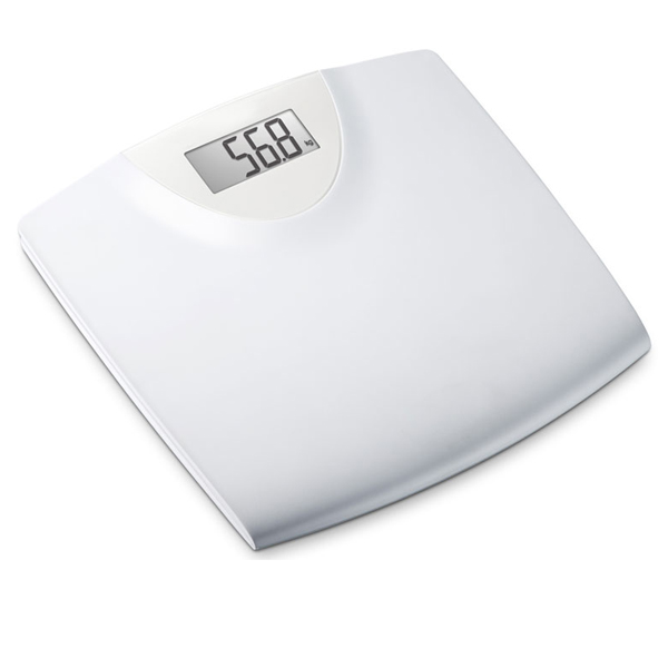 BILANCIA PESAPERSONE DIGITALE - pedana in plastica - portata 150kg - bianca