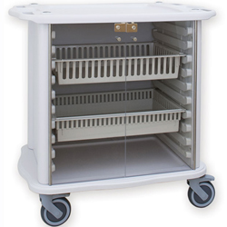 CARRELLO DI SERVIZIO ISO AURION MINI 600 - 59x99xh.88cm - vuoto 
