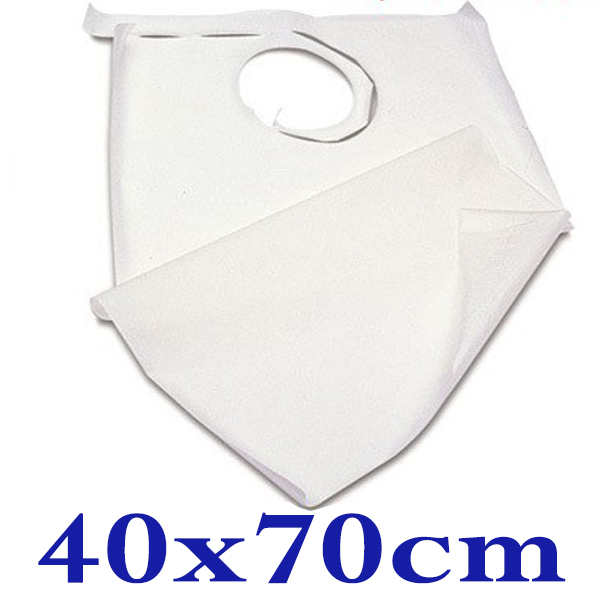 BAVAGLIO IN CELLULOSA TNT+PE sanitario monouso - 40x70cm - conf.100pz