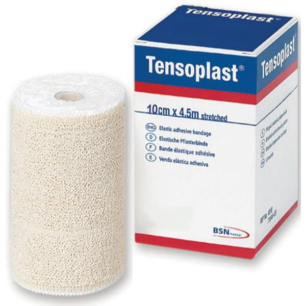 BENDA ELASTICA ADESIVA TENSOPLAST h.10cm x 4,5m