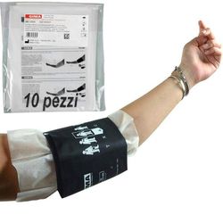 GUAINA IN TNT DI PROTEZIONE IGIENICA BRACCIALI PRESSIONE SFIGMOMANOMETRI - conf.10pz