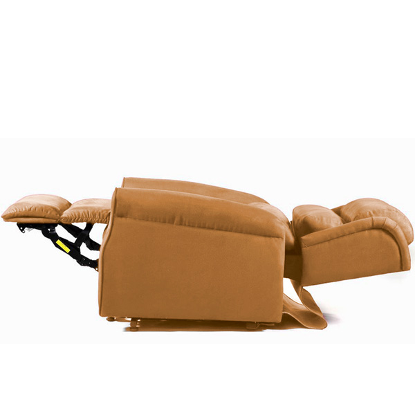 POLTRONA RELAX e METTI IN PIEDI mod. GINEVRA in tessuto ignifugo - 2 motori - colore marrone
