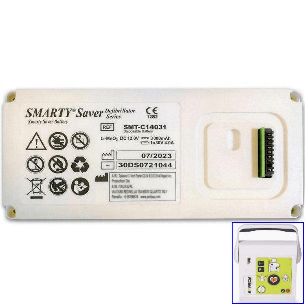 BATTERIA 12V NON RICARICABILE - originale - per defibrillatore SMARTY SAVER