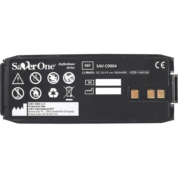 BATTERIA NON RICARICABILE 24V 3Ah - originale - per defibrillatore SAVER ONE / ONE D