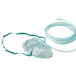 MASCHERA OSSIGENOTERAPIA SENZA RESERVOIRE - senza lattice - adulti