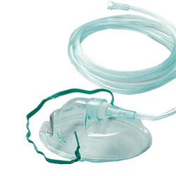 MASCHERA OSSIGENOTERAPIA SENZA RESERVOIRE - senza lattice - pediatrica