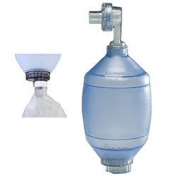 PALLONE RIANIMATORE in PVC senza valvola sovrapressione con nuova valvola All-IN-ONE - adulto