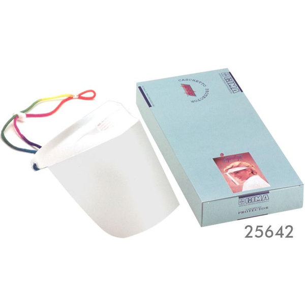 VISIERA SCHERMO PROTETTIVO PROTECTOR ultra leggero con 1 protezione testa + 2 maschere