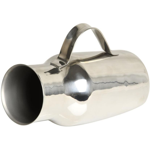 URINALE DIAGONALE in acciaio inox - autoclavabile - Ø8,5x22cm - 1,5lt