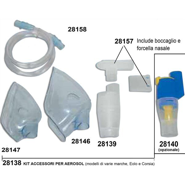 AMPOLLA PER AEROSOL IN POLICARBONATO - ideale per cod.28138