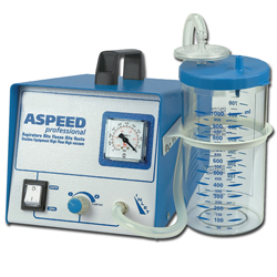 ASPIRATORE CHIRURGICO ASPEED a pompa singola - 230V - 1lt - 15lt/min