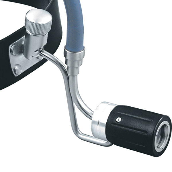 LAMPADA FRONTALE A CASCHETTO WIDA - con cavo a fibre ottiche