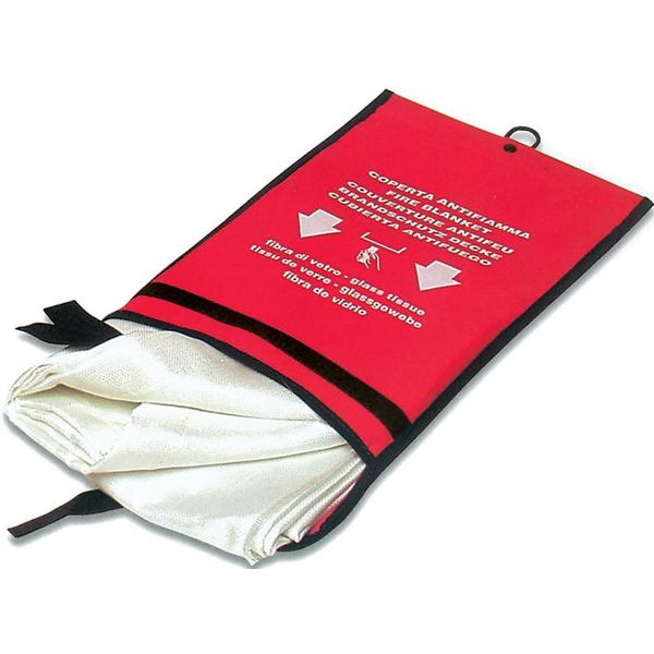 COPERTA ANTIFIAMMA LENZUOLO RITARDANTE DI FIAMMA - 150x180cm 