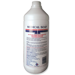 SAPONE LIQUIDO MANI DISINFETTANTE ANTIBATTERICO MEDICAL SOAP - 1lt