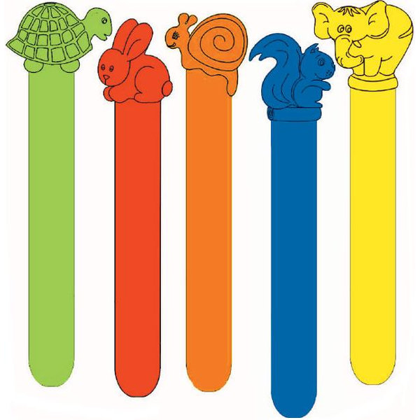 ABBASSALINGUA PEDIATRICI IN PLASTICA colorati - conf. 50pz 